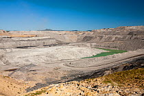 Open cast or drift coal mine managed by Xstrata coal in the Hunter Valley, New South Wales, Australia. February 2010.