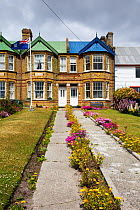 Houses in Port Stanley, the capital of the Falkland Islands. February 2014.