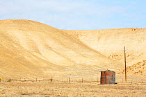 Drought parched ranch in Bakersfield, California, USA. Following an unprecedented four year long drought, Bakersfield is now the driest city in the USA. September 2014.