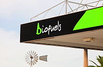 Bio fuel petrol station in Ecija, Andalucia, Spain. May 2011.