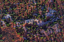 Aerial view of Canyonlands National Park, Utah, USA, September 2017.