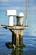 Sea level monitoring guage on Tuvalu. March 2007