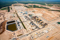 A brand new Tar sands plant being constructed north of Fort McMurray, Alberta, Canada. August 2012