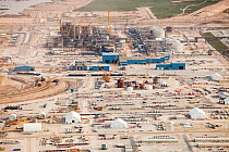 Construction of new tar sands plant, north of Fort McMurray, Alberta, Canada August 2012