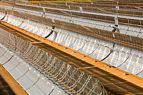 Part of the Solucar solar complex owned by Abengoa energy, in Sanlucar La Mayor, Andalucia, Spain.  June 2011