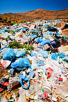 Landfill site in Eresos, Lesbos, Greece. June 2011