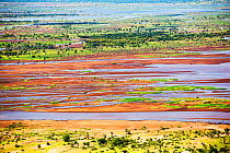 Farmland flooded and covered in debris after the January 2015 flooding, Malawi, March 2015.