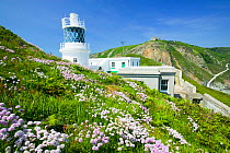Lighthouse on Lundy Island, Devon, England, UK, June 2006.