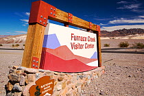 The Furnace Creek Visitor Centre in Death Valley. Death Valley is the lowest, hottest, driest place in the USA, with an average annual rainfall of around 2 inches, some years it does not receive any r...