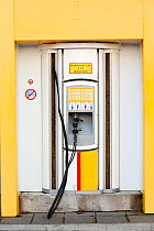 Hydrogen filling station on the outskirts of Reykavik, Iceland. The filling station is owned by Shell and is part of a project to help Iceland move from away from imported oil, to powering its vehicle...