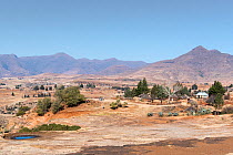 Lesotho village near Ha Kome caves. August 2017