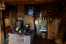 Interior view of  a Nenet home, Vaygach Island, Arctic, Russia, July 2017, July