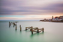 Old Swanage Pier, Swanage, Isle of Purbeck, Dorset, England, UK. December 2014.