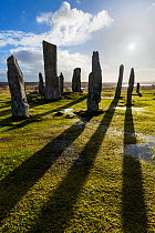 Callanish Stone Circle, Isle of Lewis, Outer Hebrides, Scotland, UK. March 2015.