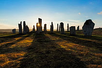 Callanish Standing Stones, Isle of Lewis, Outer Hebrides, Scotland, UK. March 2014.