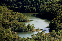 Lake in Intervales State Park, Sao Paulo, Atlantic Forest South-East Reserves, UNESCO World Heritage Site, Brazil.