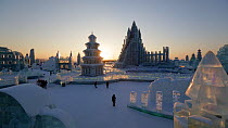 Ice sculptures at the Harbin Ice and Snow Festival, Heilongjiang Province, ChinaFebruary 2015. Hellier