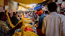 Timelapse of the Krishna Rajendra flower market, Bangalore, Karnataka, India, January 2018. Hellier
