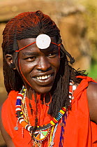 Young Maasai warrior. Maasai Village, Kenya. September 2006.