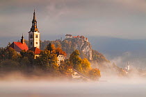 Church of the Assumption of St. Mary, Lake Bled, Slovenia, October 2011.