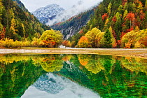 Jasna Lake Kranjska Gora Julian Alps Slovenia. October 2010