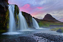 Kirkufellsfoss waterfall, Snaefellsness Peninsular Iceland. July 2012