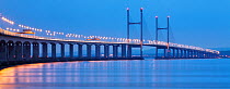 Second Severn Crossing, road bridge over River Severn between England and Monmouthshire in Wales, Gloucestershire, England. June 2006