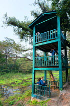 Observation tower, Nature tourism, Chitwan National Park, Nepal.