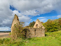 Mortuary Chapel, Church Hill, Alnmouth, Northumberland, England, UK. September 2017.