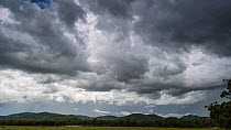 Timelapse of tropical rain clouds, North Queensland, Australia. 2017.