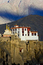 Lamayuru buddhist monastery at 3390 meters altitude, Ladakh, India..