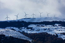 Windmills, Soba Valley, Las Merindades, Cantabria, Spain. October 2018.