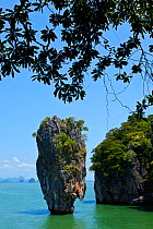 Ko Tapu Island, James Bond Island. Phang Nga Bay, Andaman Sea, Thailand.