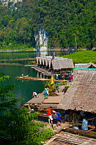 Ecolodge. Cheow Larn Lake. Khao Sok National Park. Suratthani Province, Thailand.