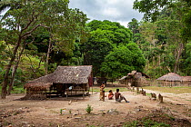 The Batak indigenous village in the forest, Sitio Kalakwasan in Cleopatra&#39;s Needle Critical Habitat, Palawan, the Philippines.