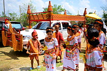 Toraja wedding celebration. Toraja is an ethnic group in West and South Sulawesi. Tana Toraja, South Sulawesi, Indonesia. 2015.