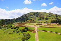 Ingapirca archeological complex, Inca and Canari construction. Canar province, Andes, Ecuador.