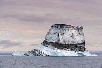 Iceberg in Hall Bredning, Scoresby Sund, Greenland, August.