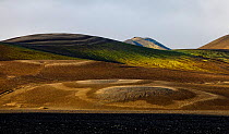 Landscape close to Landmannalaugar. Iceland October 2017