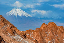 Valley de La Luna (Valley of the Moon) in the Los Flamencos National Park, near San Pedro de Atacama, Chile.