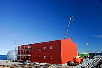 Erection of new summer accommodation building at Davis station, Antarctica February 2007