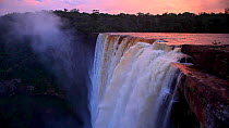 Kaieteur Falls at sunset, Kaieteur National Park, Guyana.