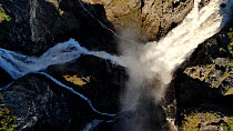 Voringsfoss waterfall, Eidfjord, Norway, August.