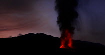 Volcanic eruption, Cumbre Vieja Volcano, La Palma, Canary Islands, September 2021.