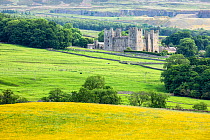 Castle Bolton, Wensleydale, Yorkshire Dales National Park, North Yorkshire, UK, June.