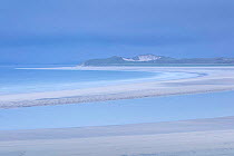 Luskentyre beach from Seilebost, Isle of Harris, Outer Hebrides, Scotland, UK. July.