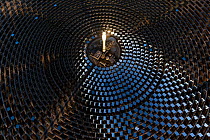 Concentrated solar power plant with a molten salt heat storage system, the first in the world that is producing energy 24 hours a day and 7 days a week. Seville, Spain. January, 2019. SajtoFoto (Press...