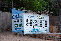 Cape Maclear SCUBA diving center.  Lake Malawi, Malawi.