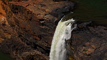 Panning down Mitchell Falls, Kimberley, Australia.