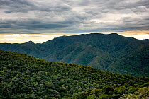 View of Bocaina mountain range. Serra da Bocaina National Park, Rio de Janeiro, Brazil.